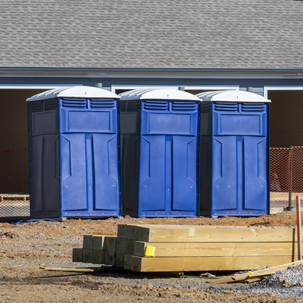 what is the maximum capacity for a single porta potty in Deport TX